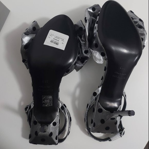 NWB Balenciaga Knife Polka Dot Bow Heels - Picture 4 of 9